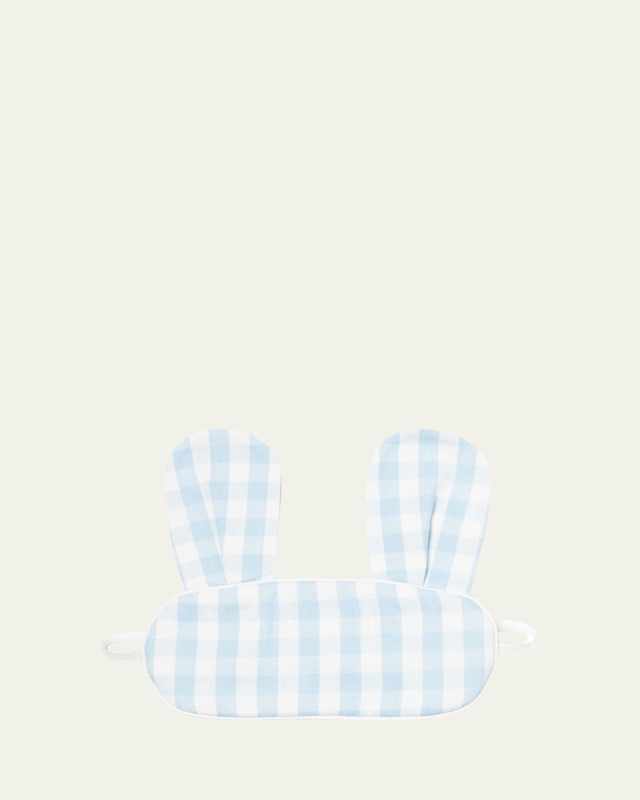 Kids' Bunny Gingham Eye Mask